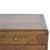 Curved Chestnut Two-Drawer Nightstand For Sale - Image 4 of 8