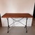 Wooden Bistro Table with Metal Legs For Sale - Image 6 of 6