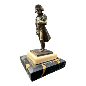 Austrian Diminutive Bronze Statuette of Napoleon Bonaparte Signed Kauba
