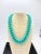 Mid-Century Modern 1950s Crown Trifari Turquoise Cabochon Necklace and Convertible Brooch Pendant Set For Sale - Image 3 of 10