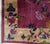 1920s Dark Pink Floral Open Field Antique Chinese Art Deco Rug 6' X 8'8" Handknotted Wool Carpet For Sale - Image 4 of 10