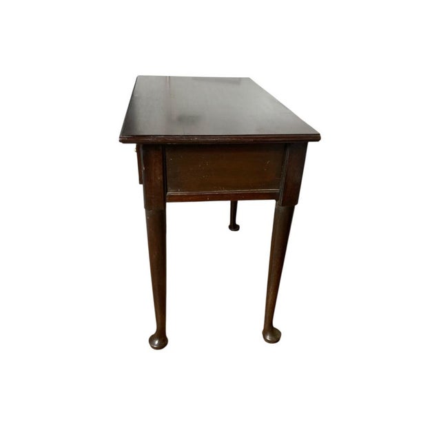 Georgian Console Table in Mahogany with Brass Handles, 1800s For Sale - Image 3 of 11