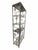 Postmodern Alba White Onyx & Stainless Steel Etagere For Sale - Image 3 of 5