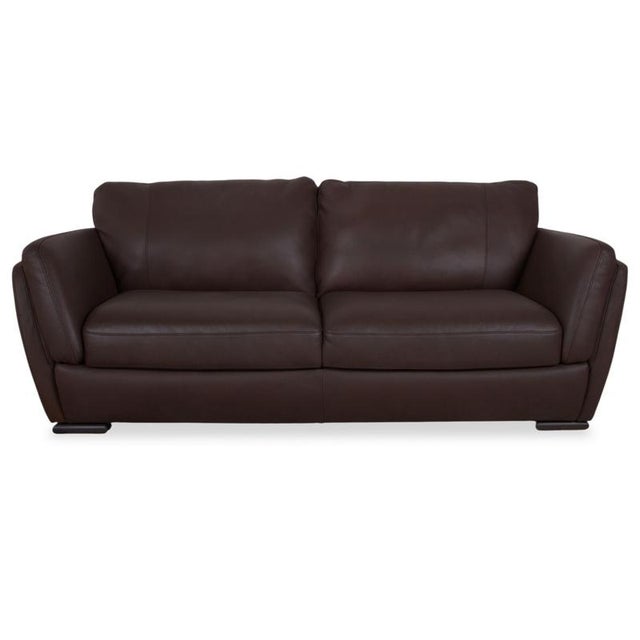 A399 3-Seater, 2-Seater and Lounge Chair in Dark Brown Leather from Natuzzi Editions, Set of 3 For Sale - Image 6 of 18