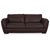 A399 3-Seater, 2-Seater and Lounge Chair in Dark Brown Leather from Natuzzi Editions, Set of 3 For Sale - Image 6 of 18