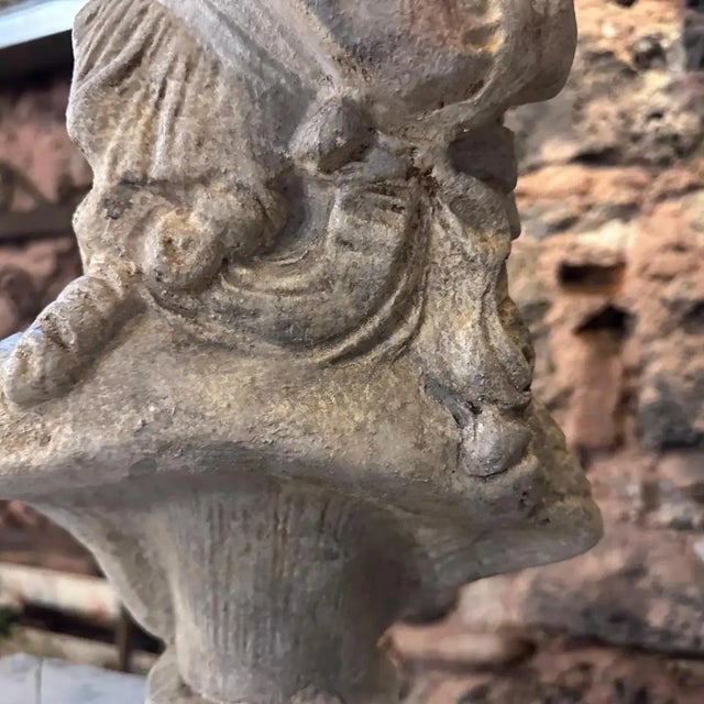 Sculpture Materials 1930s Terracotta Sicilian Sculpture of a Young Girl For Sale - Image 7 of 13