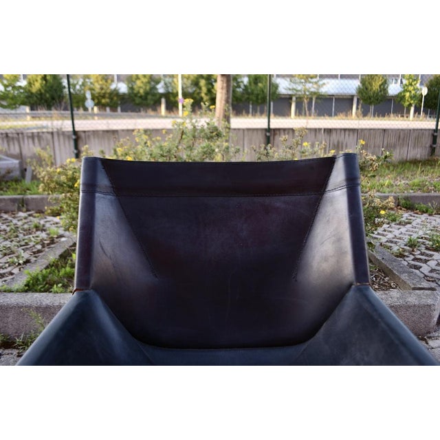 2000 - 2009 Saddle Leather Möbel Modell Canto Shell Chair by Rainer Schell for Schlapp, 1970s For Sale - Image 5 of 18