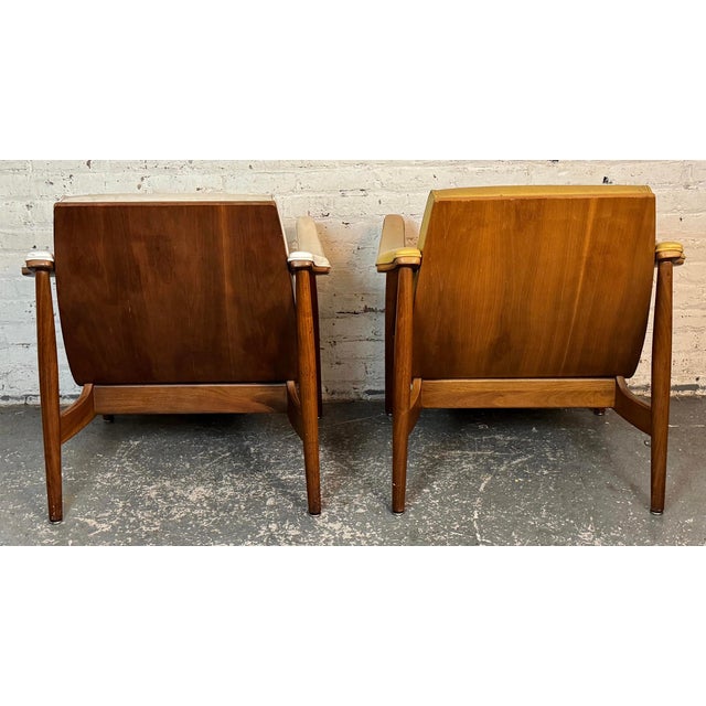 Pair of Mid-Century Danish Bentwood Armchairs by Thonet For Sale - Image 9 of 12
