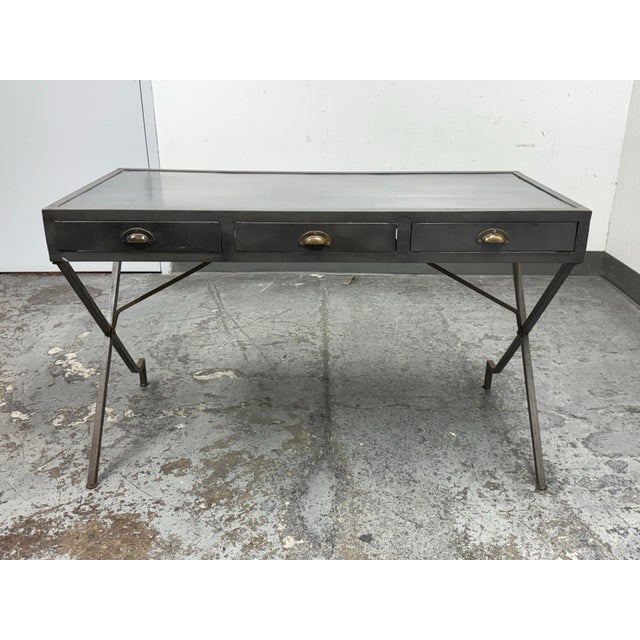Campaign Arteriors Flint Campaign Desk For Sale - Image 3 of 12