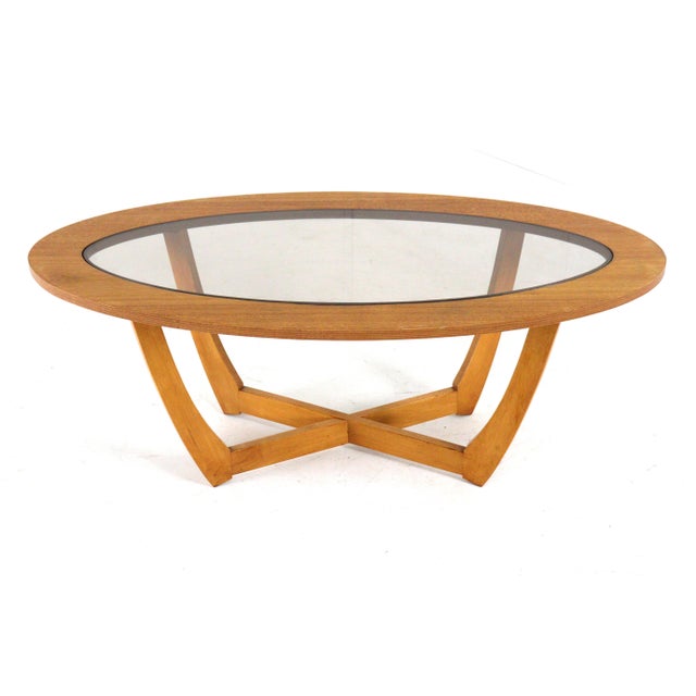 Wood Salford Oval Coffee Table, 1960s For Sale - Image 7 of 8