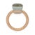 Green Pomellato Prasiolite Nudo Classic Ring in 18 K Rose Gold - Size 5.25 For Sale - Image 8 of 11
