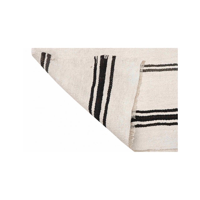 Striped Vintage Hemp Kilim Rug - 6`2" X 9`2" For Sale In Los Angeles - Image 6 of 6
