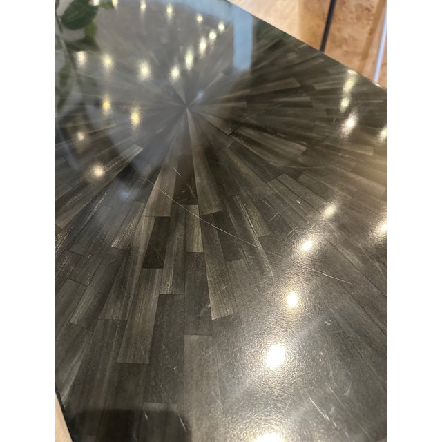 Dark Gray Faux Horn Desk For Sale - Image 8 of 12