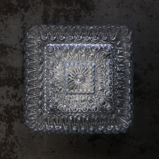 Mid-Century Clear Glass Sconces For Sale - Image 6 of 11