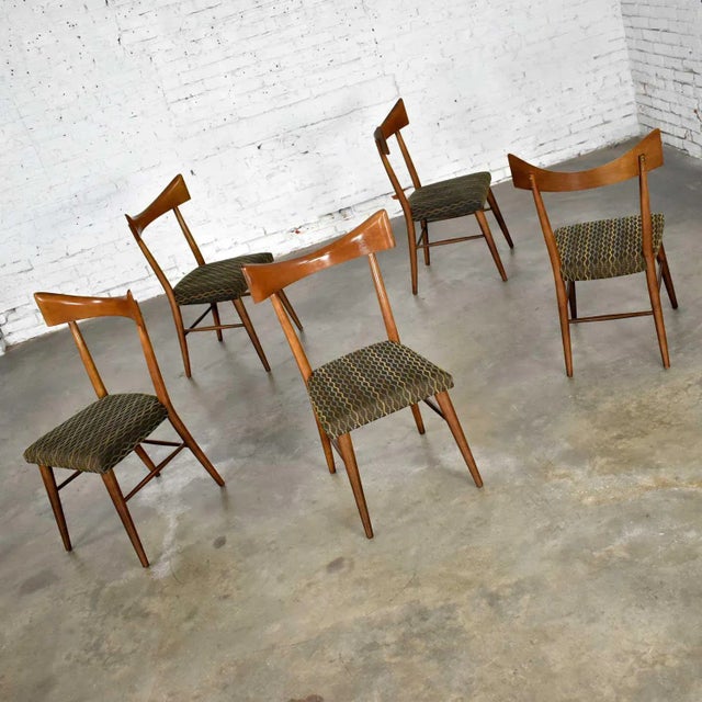Mid 20th Century Mid-Century Modern Planner Group Dining Chairs by Paul McCobb for Winchendon Set of 5 For Sale - Image 5 of 13