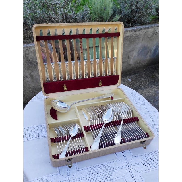 Made of high-quality silver-plated metal, this set is much more durable than usual for this type of service. Instead of...