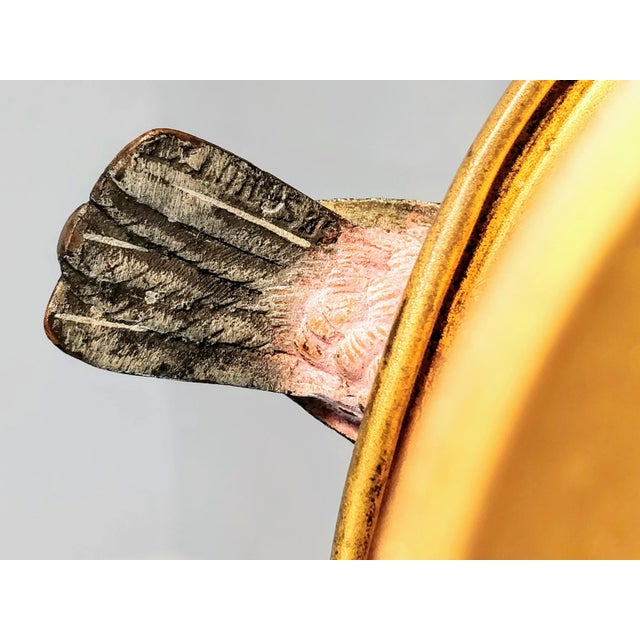 Austrian Bronze Bergman Bird Bowl Compote Signed For Sale - Image 4 of 9