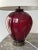 Vintage Garnet Blown Glass Urn Table Lamp, Circa 1950s For Sale - Image 15 of 16