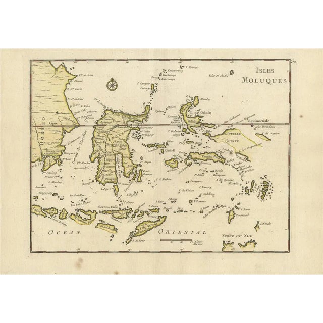 Antique Map of the Islands of East Indonesia, 1756 For Sale