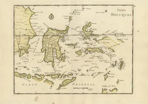 Antique Map of the Islands of East Indonesia, 1756