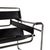 Wassily Chair Leather Armchair Black Chair by Marcel Breuer for Knoll Inc., Set of 2 For Sale - Image 5 of 18