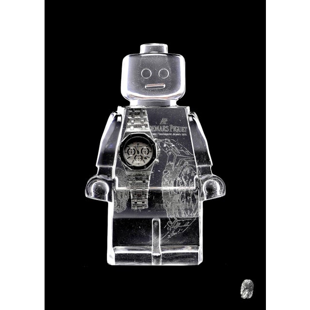 Vincent Sabatier, Audemars Piguet, Silver White Chrono, 2019, Serigraph For Sale - Image 9 of 9