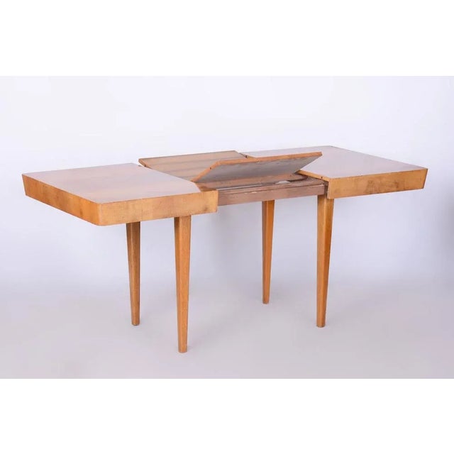 Art Deco Oak Dining Table by Jindřich Halabala for Up Závody, 1940s For Sale - Image 6 of 13