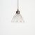 Antique Reclaimed Holophane Glass Pendant Light, 1950s For Sale - Image 8 of 8