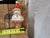 Cream Vintage Demdaco Hand-Blown Glass Snowman Ice Cream Cone For Sale - Image 8 of 8