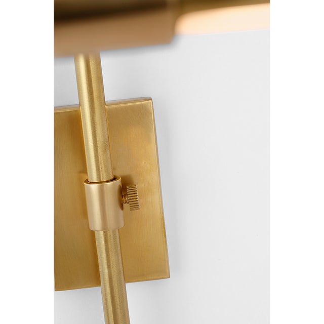 Thomas O'Brien for Visual Comfort Signature Kidd 9" Frame Mount Picture Light in Hand-Rubbed Antique Brass For Sale - Image 9 of 14