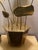 Brass 1960s Feldman Brass Lotus Flower Lamp For Sale - Image 8 of 11