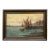 19th Century Continental School, Port Scene, Oil on Canvas, Signed Illegibly For Sale