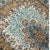 Vintage 1960s Turkish Rug, Ivory & Teal With Saffron Spandrels, Kerman Style – 7'0" X 9'7" For Sale - Image 6 of 12
