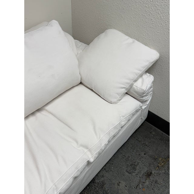 2010s Timothy Oulton for Restoration Hardware Cloud Slipcover Sofa For Sale - Image 5 of 12