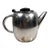 1950s Vintage Art Deco Stylish Small Tea Pot Stainless Steel For Sale