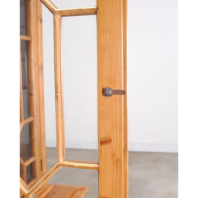 Country English Georgian Pine Bookcase Astragal Glazed Doors For Sale - Image 14 of 18