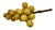 Exquisite 1940s Italian Alabaster Grapes - Set of 5 Hand-Carved Honey Gold Clusters For Sale - Image 11 of 16