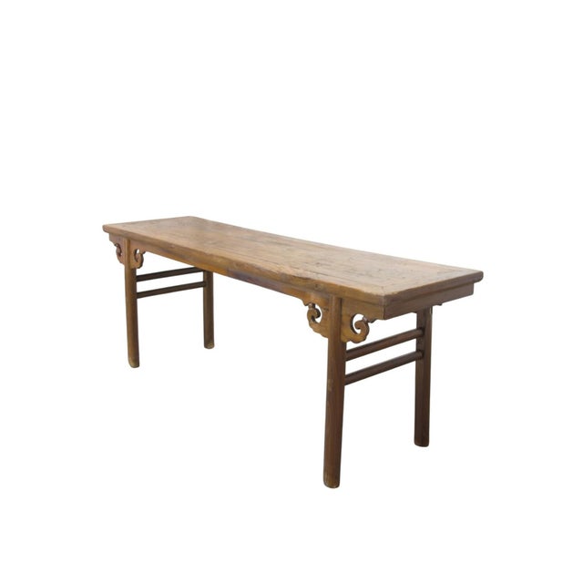 Early 19th Century 84" Long Antique Painting Table For Sale - Image 5 of 11