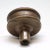 Antique Concentric Bronze Single Door Knob For Sale - Image 4 of 4