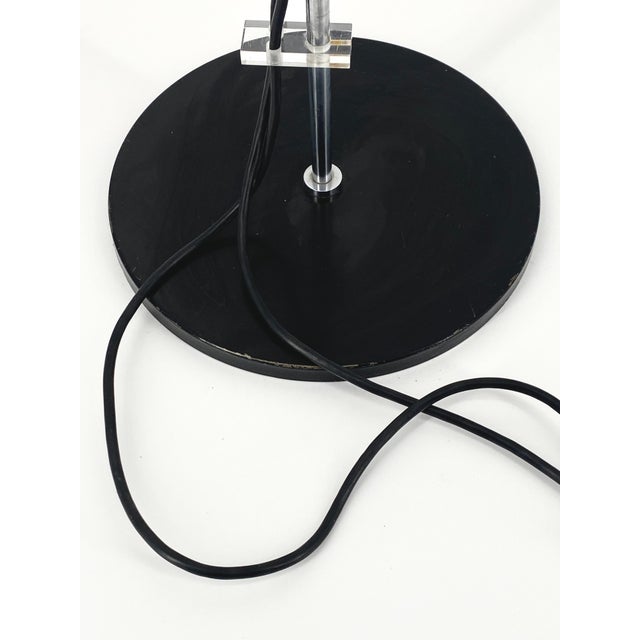 Silver Vintage Floor Lamp from Gepo, 1970s For Sale - Image 8 of 9