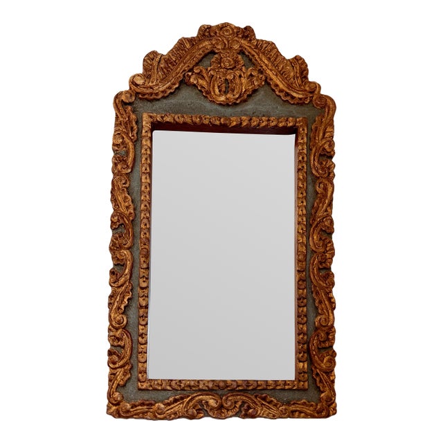 Vintage Spanish Revival Gilt Mirror For Sale