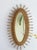 Mid-Century Modern Vintage Sunburst Bamboo Wall Mirror, 1960s For Sale - Image 3 of 10