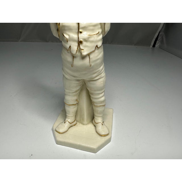 English Antique Royal Worcester Figurine: Paddy Irishman, James Hadley, 1868 For Sale - Image 3 of 10