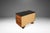 Black Set of Two (2) Futuristic Brutalist Italian Modern Sculptural Diamond Faced End Tables With Leather Tops, Italy, C. 1970s For Sale - Image 8 of 18