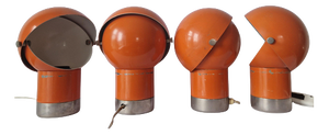 Space Age Astronaut Table Lamps, Kamenicky Senov, 1970s, Set of 4