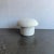 Not Yet Made - Made To Order Modern White Boucle Shroom Ottoman For Sale - Image 5 of 6