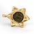 19th Century Ancient Byzantine 14k Gold Bronze Coin Star of David Pendant For Sale In New York - Image 6 of 6