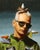 Flight Crew by Shawn Sullivan | Oil Painting of a man with toy planes and birds on his head For Sale