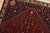 Abadeh Rug 3’7” X 5’3” Red Wool Vintage Tribal Hand-Knotted Oriental Carpet For Sale In Philadelphia - Image 6 of 12