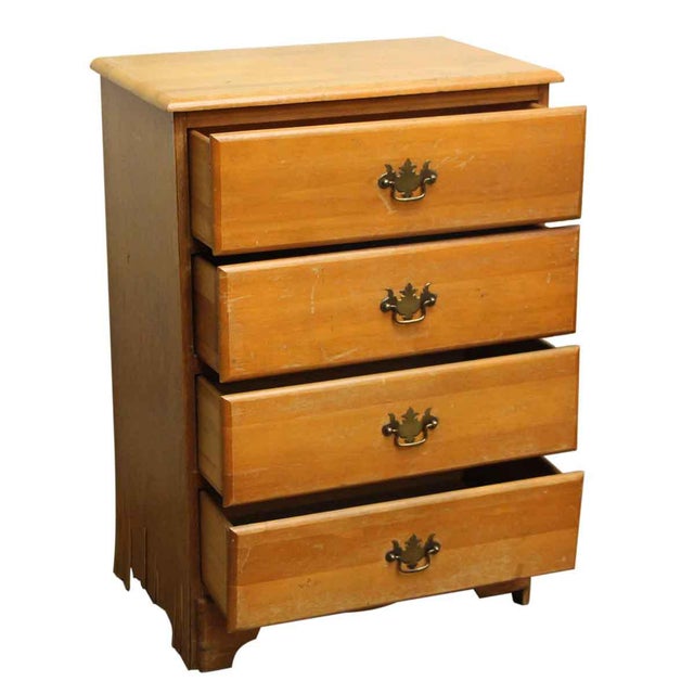 1940s FourDrawer Maple Wood Dresser Chairish